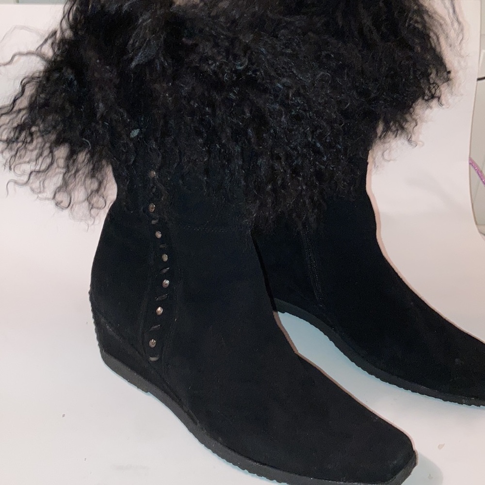 Paolini Suede Wedge Boots